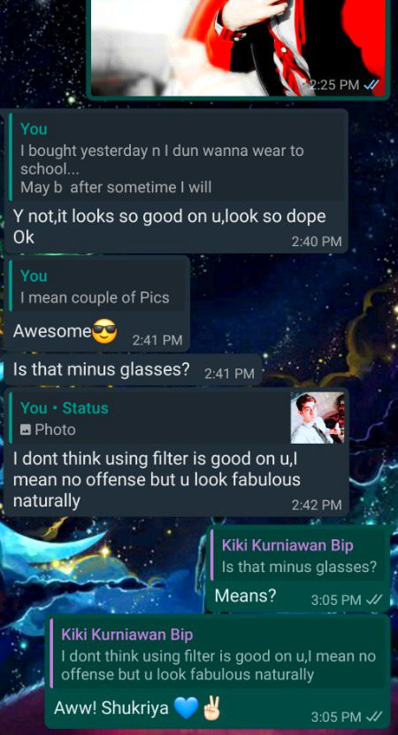 ѕнαнzαιв, These r my good friend's thoughts 'bout me