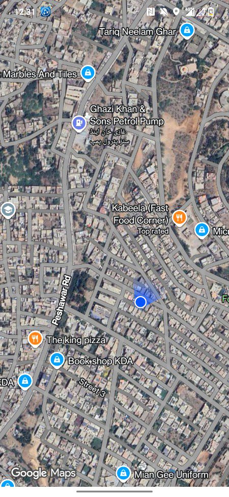 My location Kohat KDA