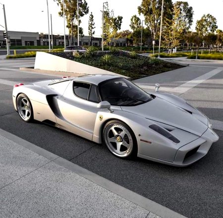 Ferrari Enzo on retro wheels