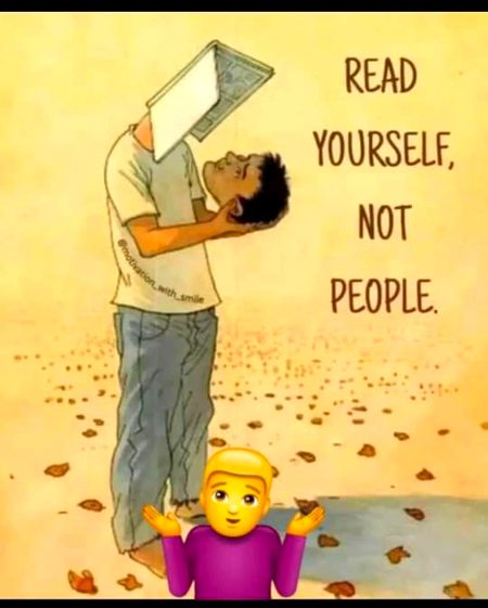 Red yourself not people