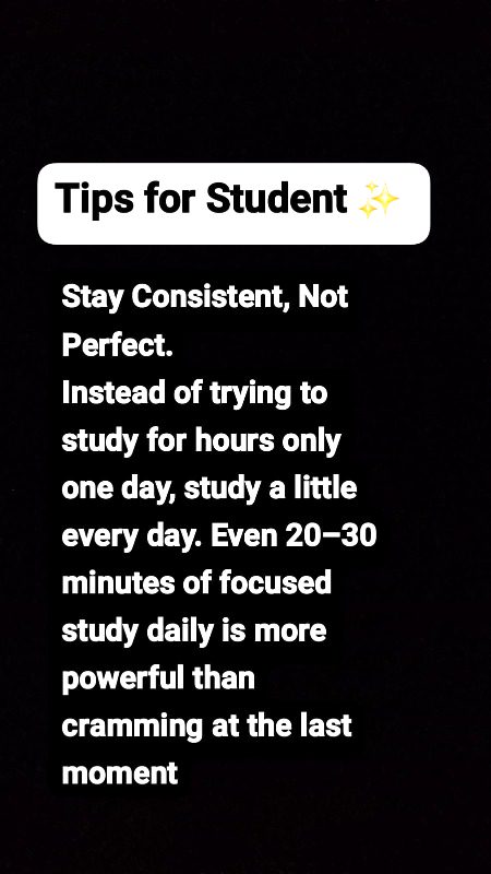 Tips for student ✨