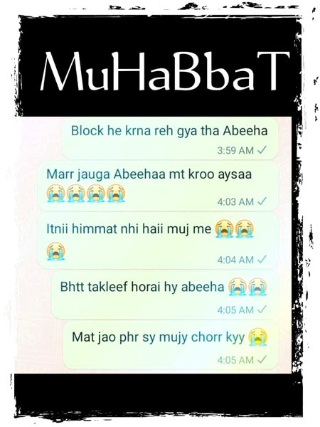 Hayee Yeh Mohabt 😢
Kya Yad Dilaa Diya Zaalim 😢😢💔