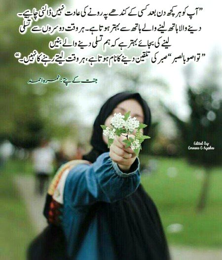 Life advise.. جنت کے پتے🍃🍃🍃