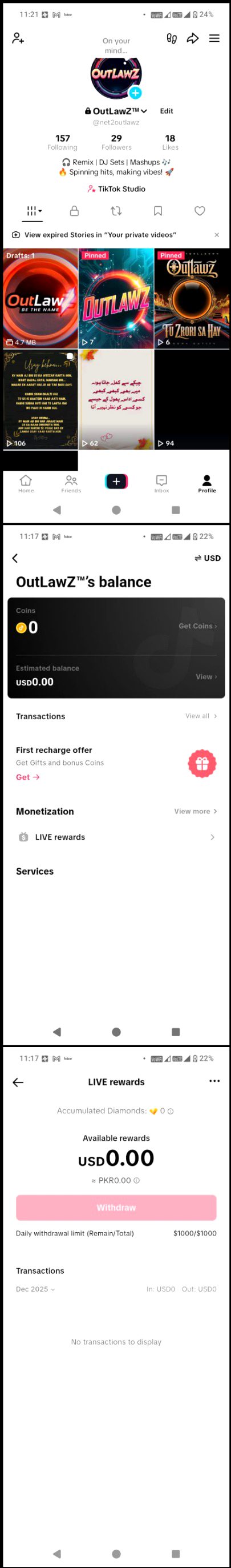 Ticktok 💰💲 Kude Hi 🙄🙄