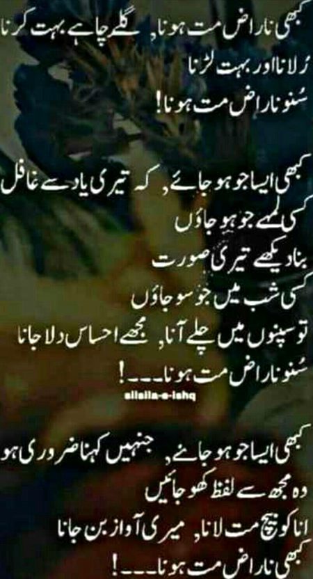 سر شام مجھ سے تو مل وہاں جہاں عجلتوں کا نا ہو نشاں 
٠
٠٠٠کہیں دور تک یونہی ساتھ چل میرے ہاتھ میں ہاتھ تھام کر