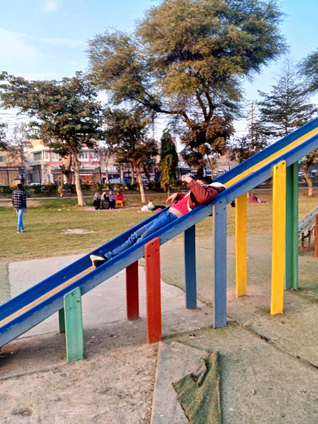 Winter weather enjoying in Faisalabad