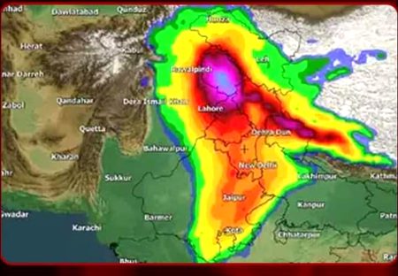 اگلے کچھ دنوں میں ملک کے شمال مشرقی اور وسطی علاقوں میں کچھ علاقوں میں شدید بارش کی امکانات ہے