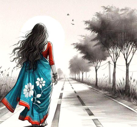 اوھدی وَاج پئی کَن اِچ میرے
....
تے جُتی پانڑاں پیر بُھل گئے