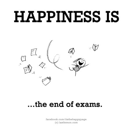 Yahoo!!! Exam finished😊😊☺