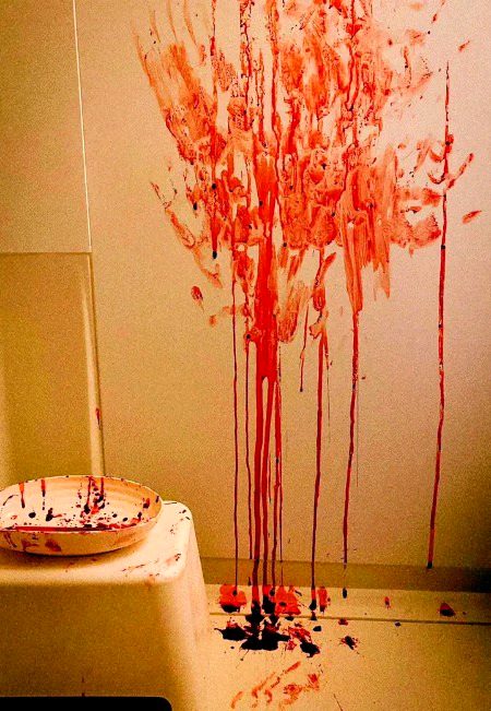 head + wall =