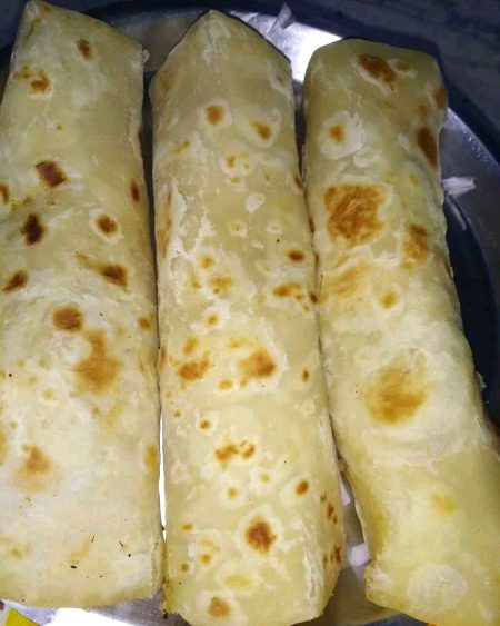 Paratha roll nashta