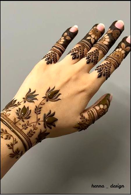Mehindi design nice