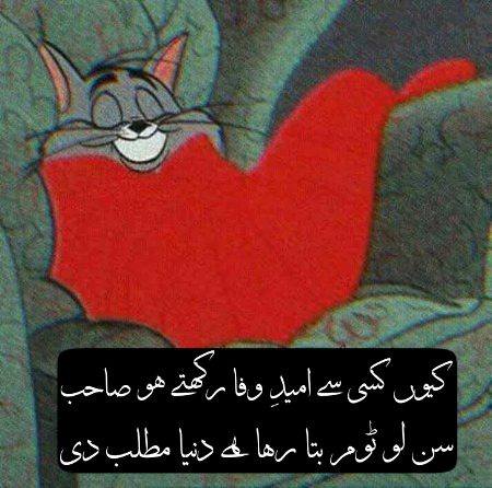 جب ہم ہنستے ہیں تو سبھی آپ کے ساتھ آ کے ہنستے ہیں لیکن جب روتے ہو تو کیوں ساتھ کوئ رونے نہیں آتا