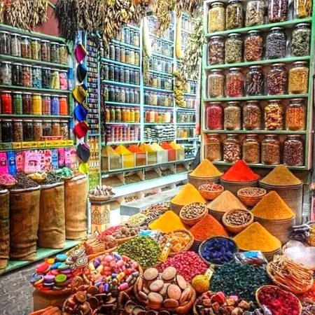 Moroccan spice store