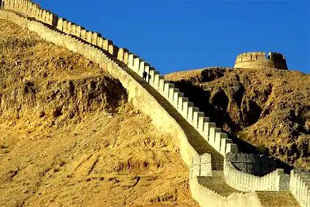 The largest fort in Pakistan, also in the region – Ranikot Fort is situated in Jamshoro, Sindh. Originally constructed to withstand heavy artillery, the fort still stands strong, although centuries old. It is also known as the Great Wall Of Pakistan