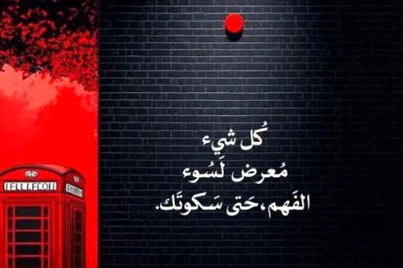*"ہر چیز غلط فہمی کا شکار ہو سکتی ہے، یہاں تک کہ تمہارا سکوت بھی۔"*