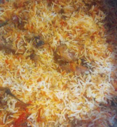 Biryani ready h
