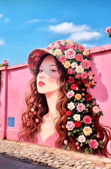 Stret art h yah painting