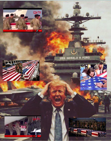 ایران نے ٹرمپ کو پاگ ل بنا دیا ہے ٹرمپ اب پوری دنیا کو کہہ رہا جس میں چند نام شامل ہے فرانس اٹلی چائنہ برطانیہ کو بول رہا ہے کہ اپنے بحری بیڑے بیجو ایران کی طرف اور وہ سمندری راستہ جو ایران نے بند کیا ہوا ہے ابنائے حرمز اس کو کھلواؤ مگر سب خاموش ہے سب کو پتہ ہے کہ جو جائے گا ایران اس کی قبر وہاں ہی بنا دے گا سب کو اپنی عزت پیاری ہے اس سے پتہ چلتا ہے کہ ایران نے امریکہ کا کیا حال کر دیا ہے اللہ ایران کی حفاظت فرمائے آمین ثم آمین