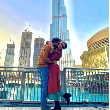 Zara abbas and Asad siddique cute click