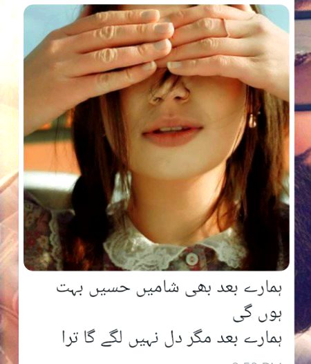 محبت کے بازار میں حسن کی ضرورت نہیں دل جس پہ آجائے وہ سب سے حسین لگتا ہے