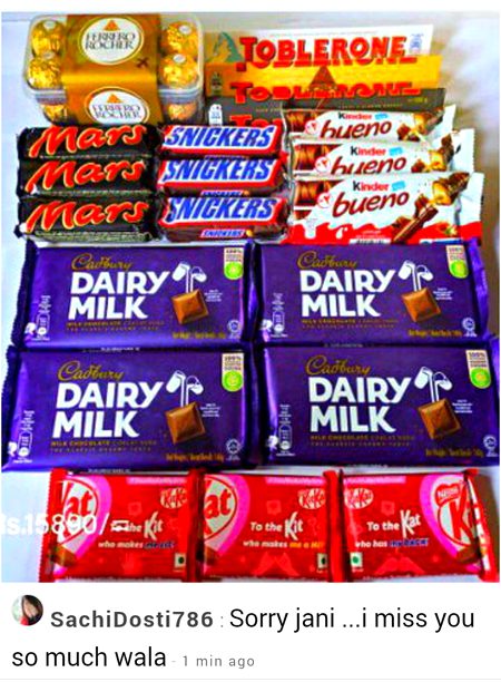 Esy bhot achy say pta hai mojhe manaye ka honar....😍pr itne sy km nhi banye ga🙌🙅