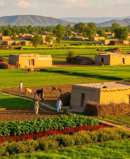 گاؤں کی ہوا صاف ہوتی ہے۔
یہاں دل کو سکون ملتا ہے۔
زندگی آسان لگتی ہے۔