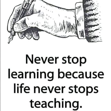 Never stop teaching👍