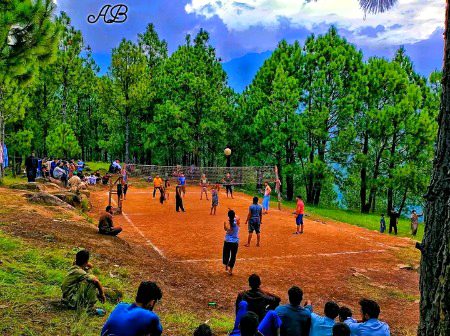 Singra volleyball ground