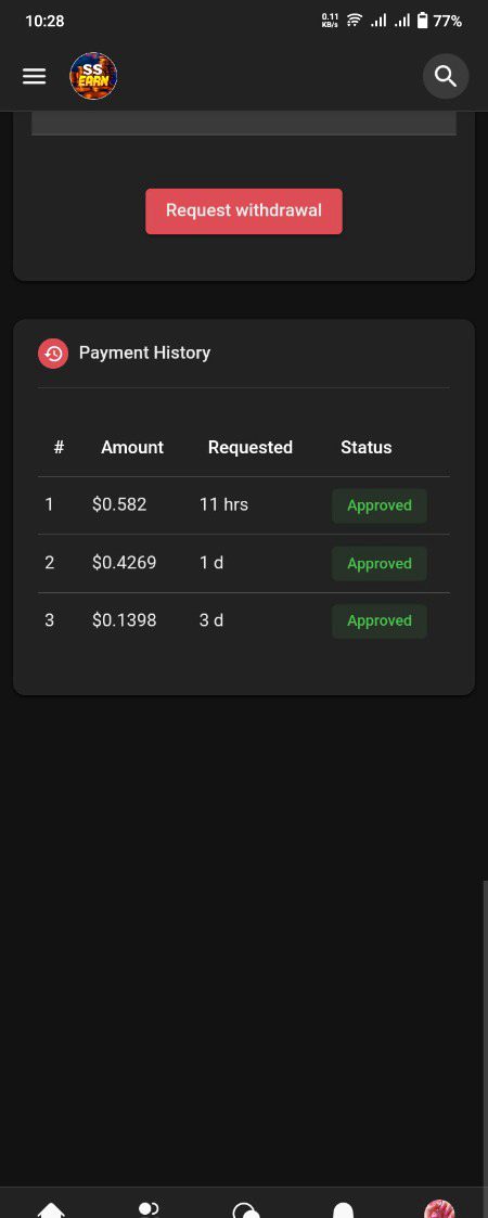 Ye earning website Hai koi investment Nahi Hai bs like share comment Karo bs ye main Aaj bhi nikale Hai