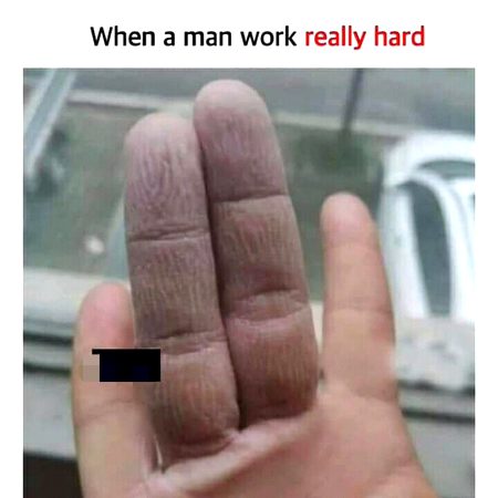 really hard