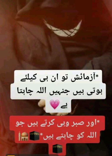 اللّٰہ تعالیٰ کو چاہتے رھو ہمیشہ ۔