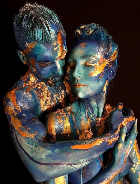 Romantic couple art 💗🎭