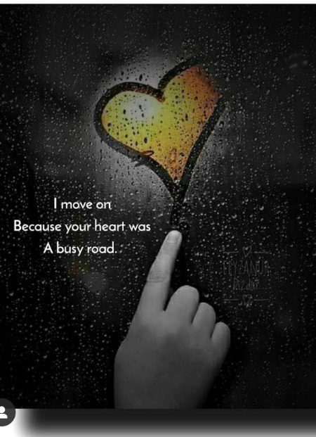 I move on...
