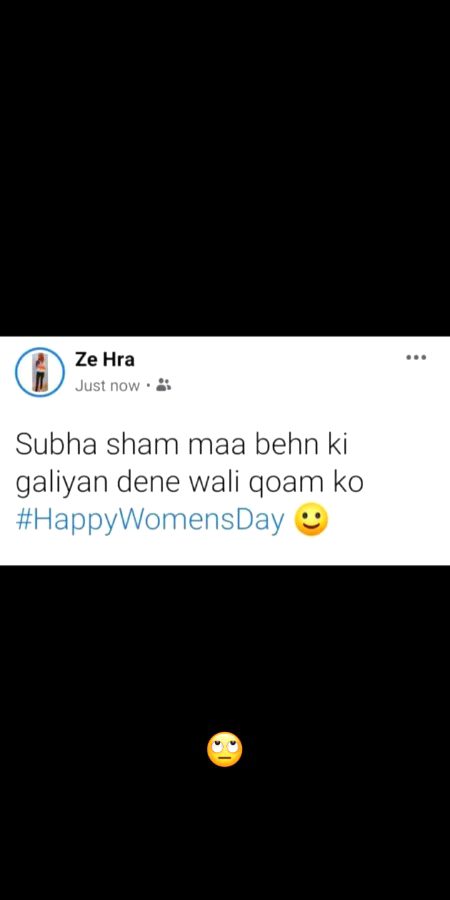 Happy women day 😶