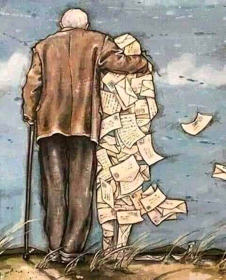 تیرے خطوں سے بنا کر تیرا وجود 
تجھ پہ ہاتھ رکھ کر میں چل پڑا