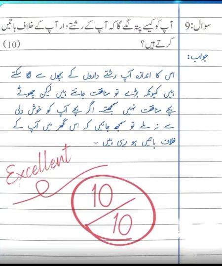 Bilkul sai jawab diya ha 🙂