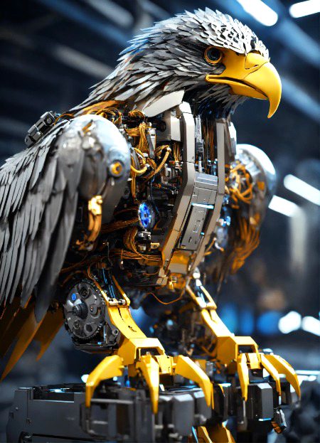 Robotic eagle ❤️