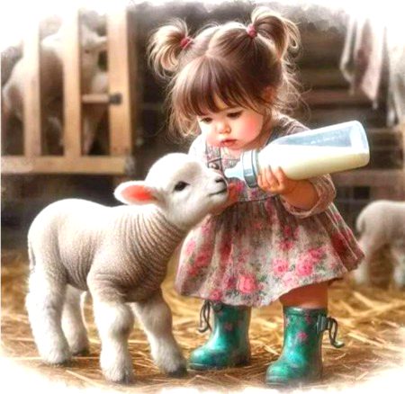 Cute little baby ❣❤🍫🐐