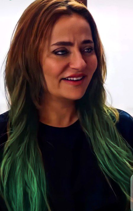 Didem Balçin haircolour 💚💚🤎