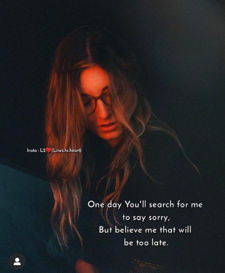 Feeling alone