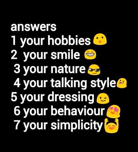 Answers of your numbers🌹