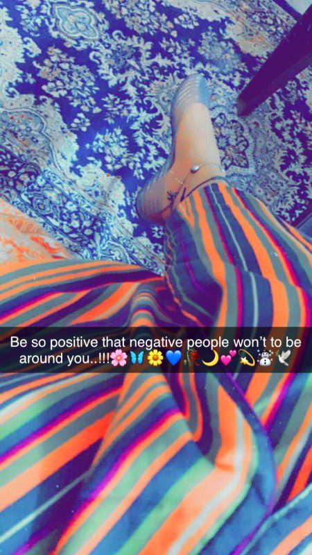Be positive.a1