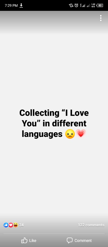 In different languages ☺️🥀