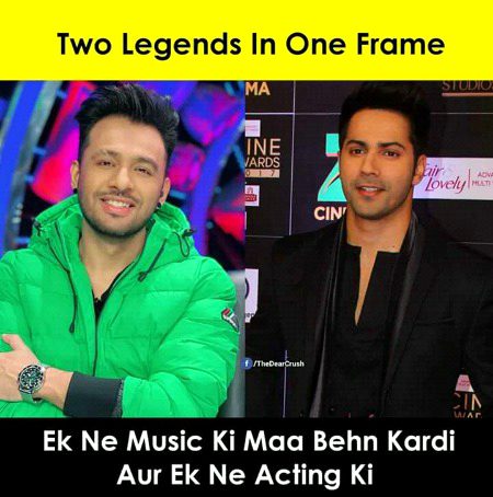 Look at two legends 😋😋😋