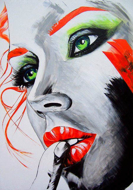 Painting with acyclic alcohol