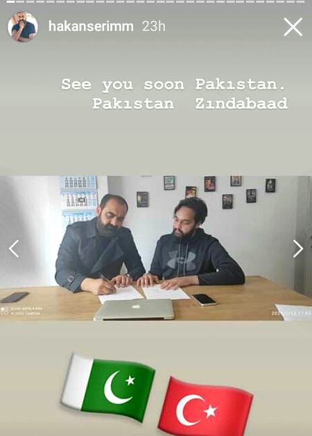 After reshad strik aka claudius/omer...One of the yiğit alps of Ertuğrul (Günkut Alp) is coming to Pakistan