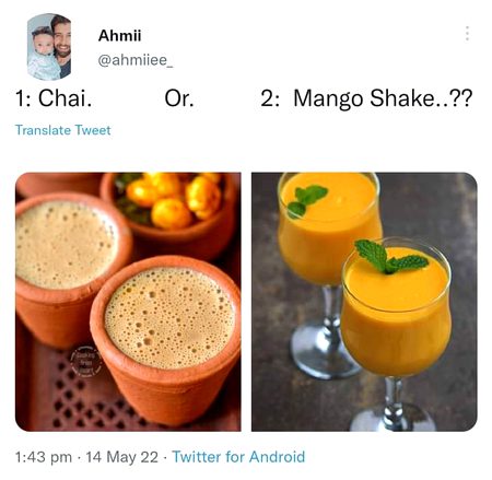 ChAi.. maNgO 😋