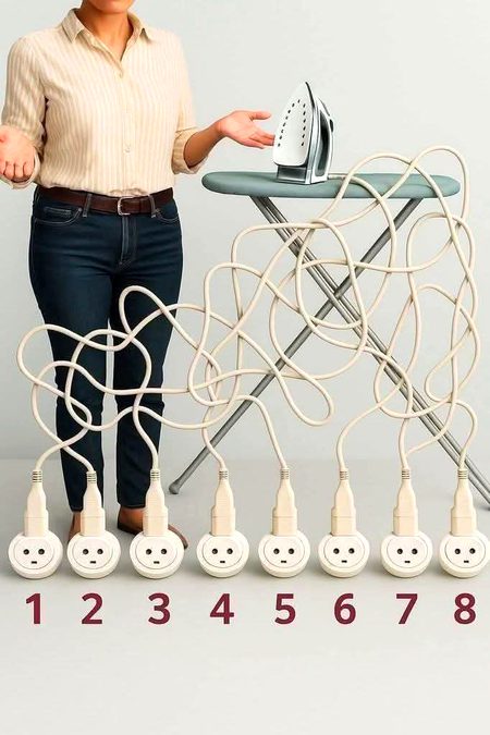 کون سے نمبر والی تار استری کی طرف لے جاتی ہے؟