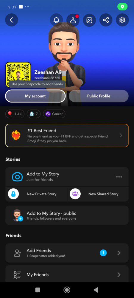 My Snapchat jis jis na add Hona Hai ho jao🥰🥰❤️